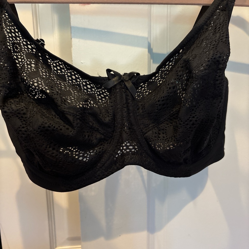 Glamorise Black Lace Bra